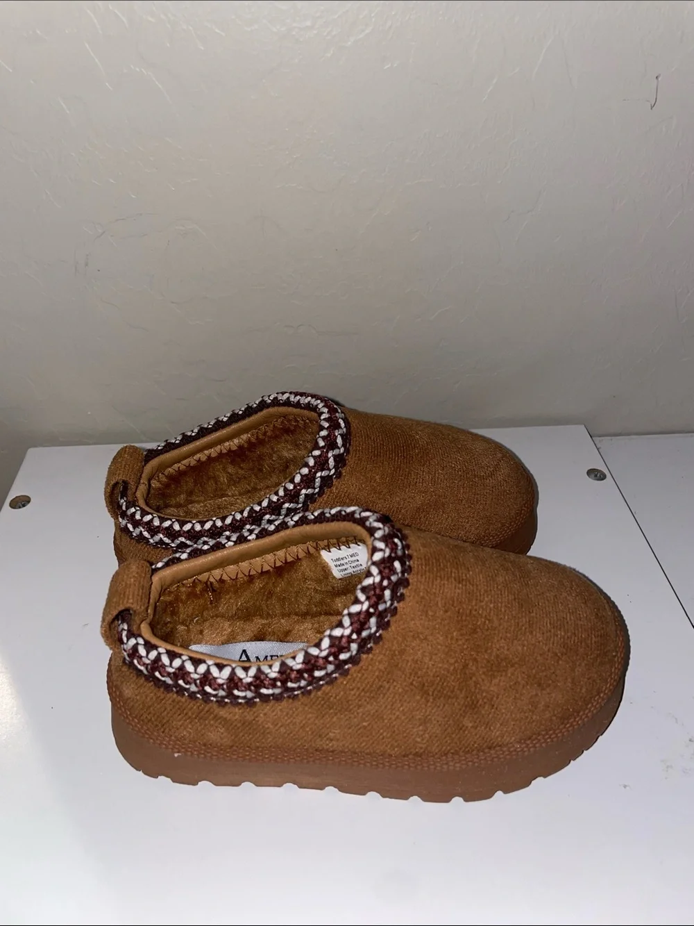 Toddler Cozy Slip-On Clog in Chestnut Brown